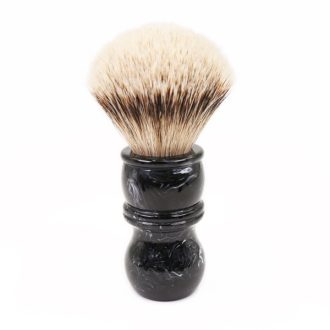 Muhle - NOM - Pennello da barba in pelo di tasso Gustav 81CR - Bianco